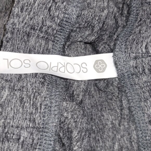 Fare Crop Joggers Black Heather Scoripio SOL Cropped Style Capri - Picture 5 of 7